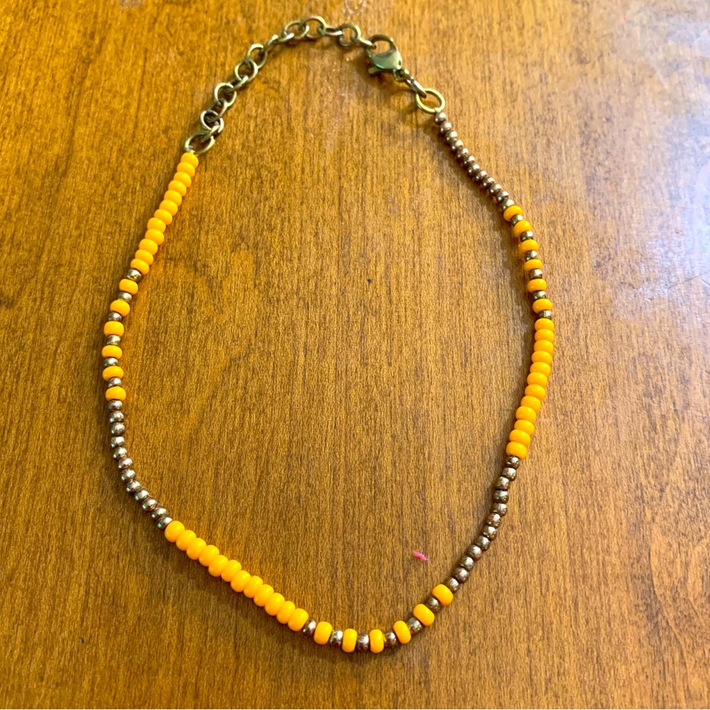 Yellow/Orange Anklet